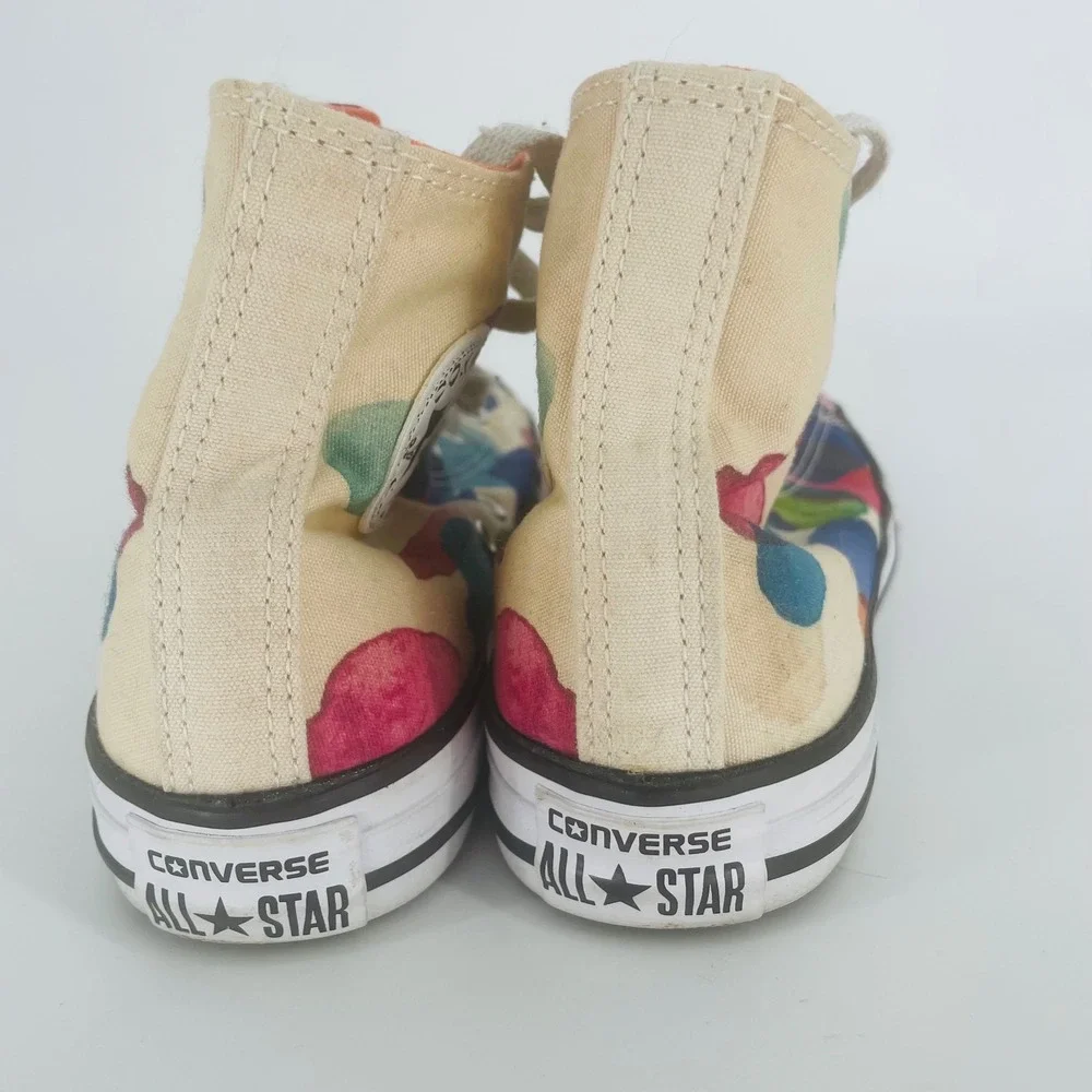 Converse Chuck Taylor All Star High Top Multi-Color Watercolor Dot Size 3 Youth